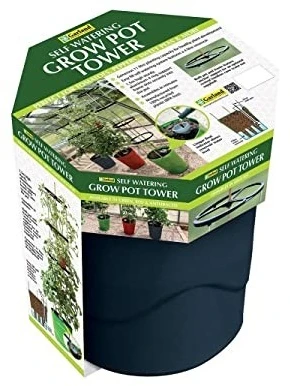 Garland Self Watering Grow Pot Tower Anthracite
