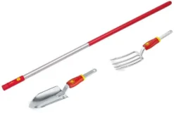 Wolf-Garten Wolf Multi-Change Trowel, Fork And Handle Starter Set