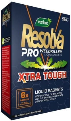 Resolva Pro Weedkiller Liquid Sachets Xtra Tough 6x100ml