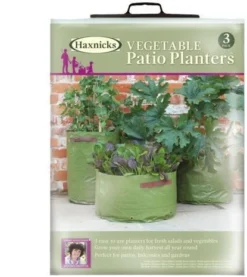 Haxnicks Patio Vegetable Planters X3