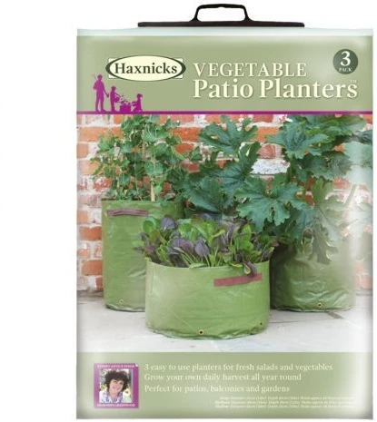 Haxnicks Patio Vegetable Planters X3