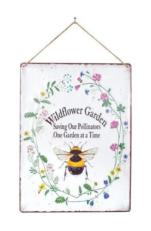 La Hacienda Wildflower Garden Sign