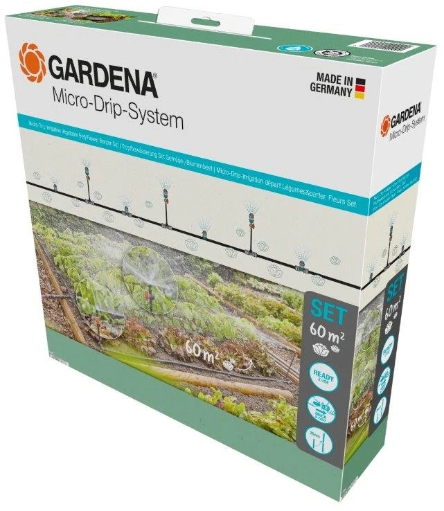 Gardena Start Set Micro-Drip-Irrigation Vegetable Bed/Flower Border Set (60 M?)