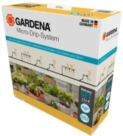 Gardena Start Set Micro-Drip-Irrigation Balcony Set (15 Plants)